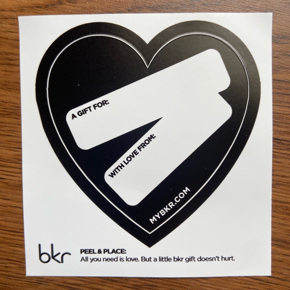 Bkr sticker